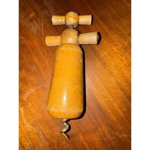 Vintage Unique Wooden Corkscrew Made in 🇫🇷 France